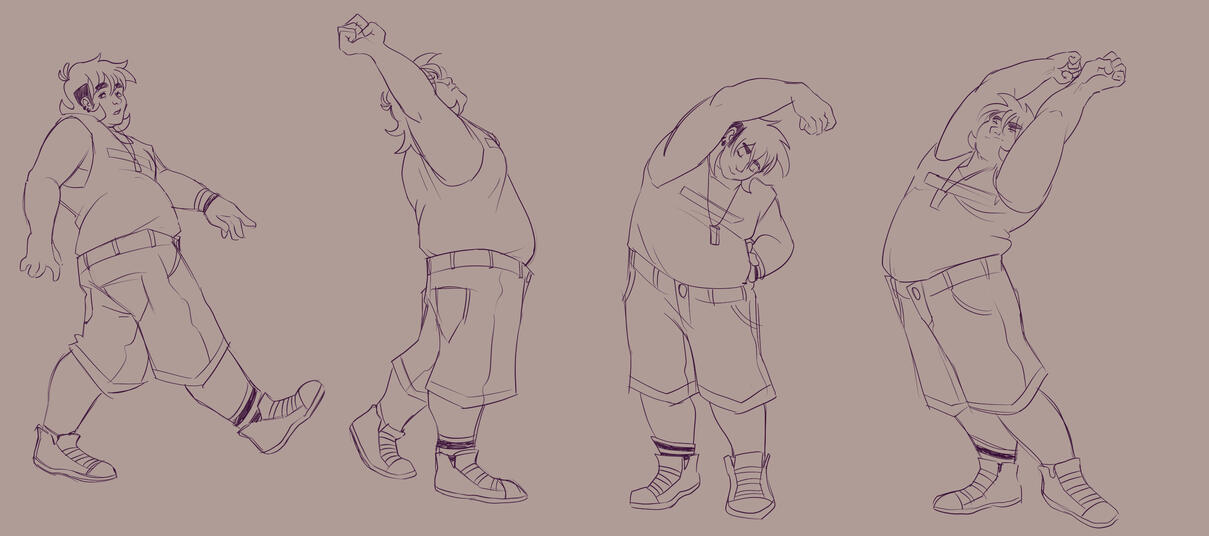 Lou Pose Sketches