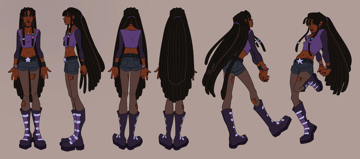 Olivia Character Turnaround