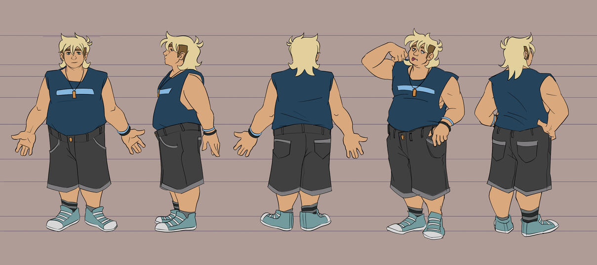 Lou Character Turnaround